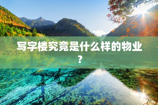 写字楼究竟是什么样的物业？