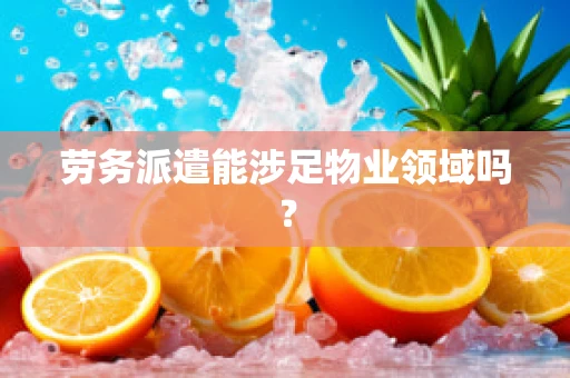 劳务派遣能涉足物业领域吗？