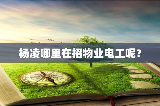 杨凌哪里在招物业电工呢？