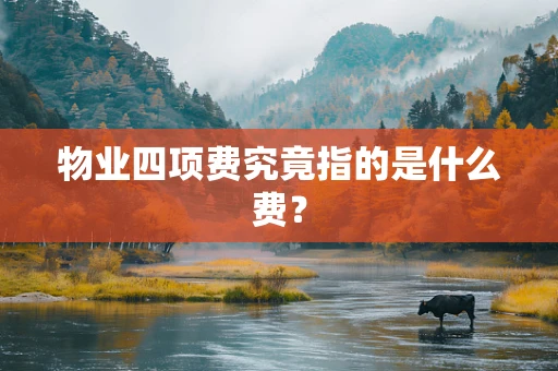 物业四项费究竟指的是什么费？