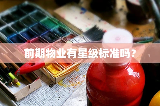 前期物业有星级标准吗？