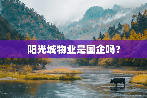 阳光城物业是国企吗？