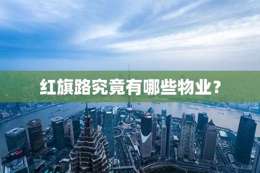 红旗路究竟有哪些物业？