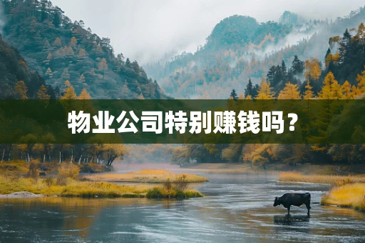 物业公司特别赚钱吗？