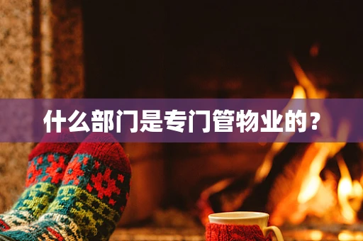 什么部门是专门管物业的？