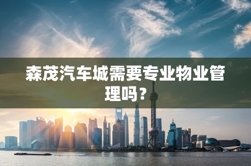 森茂汽车城需要专业物业管理吗？
