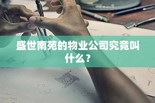 盛世南苑的物业公司究竟叫什么？