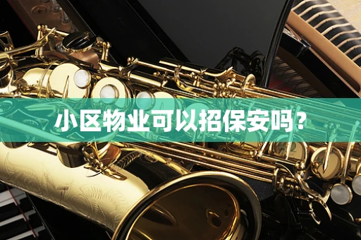 小区物业可以招保安吗？