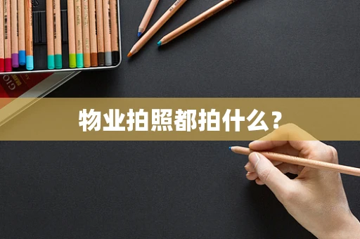 物业拍照都拍什么？