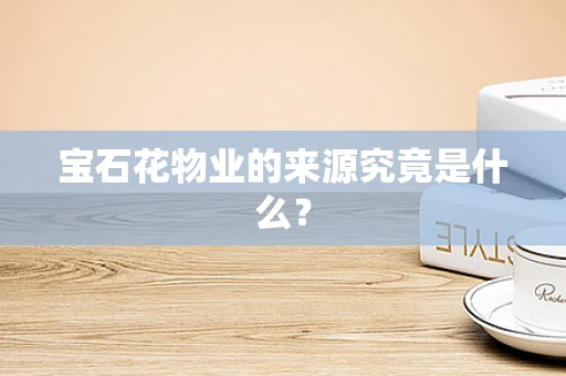 宝石花物业的来源究竟是什么？