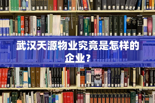 武汉天源物业究竟是怎样的企业？