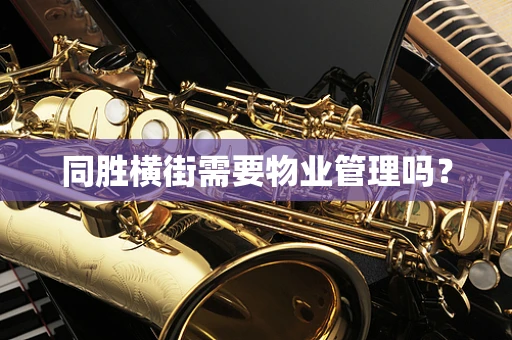同胜横街需要物业管理吗？