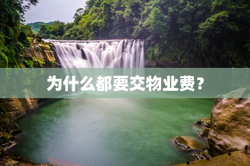 为什么都要交物业费？