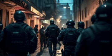 特警抓黑物业违法吗？