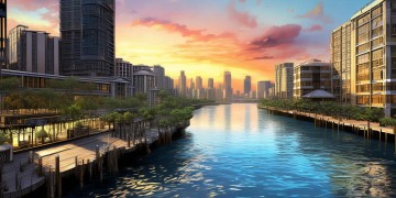 海城市滨河物业究竟在哪个区？